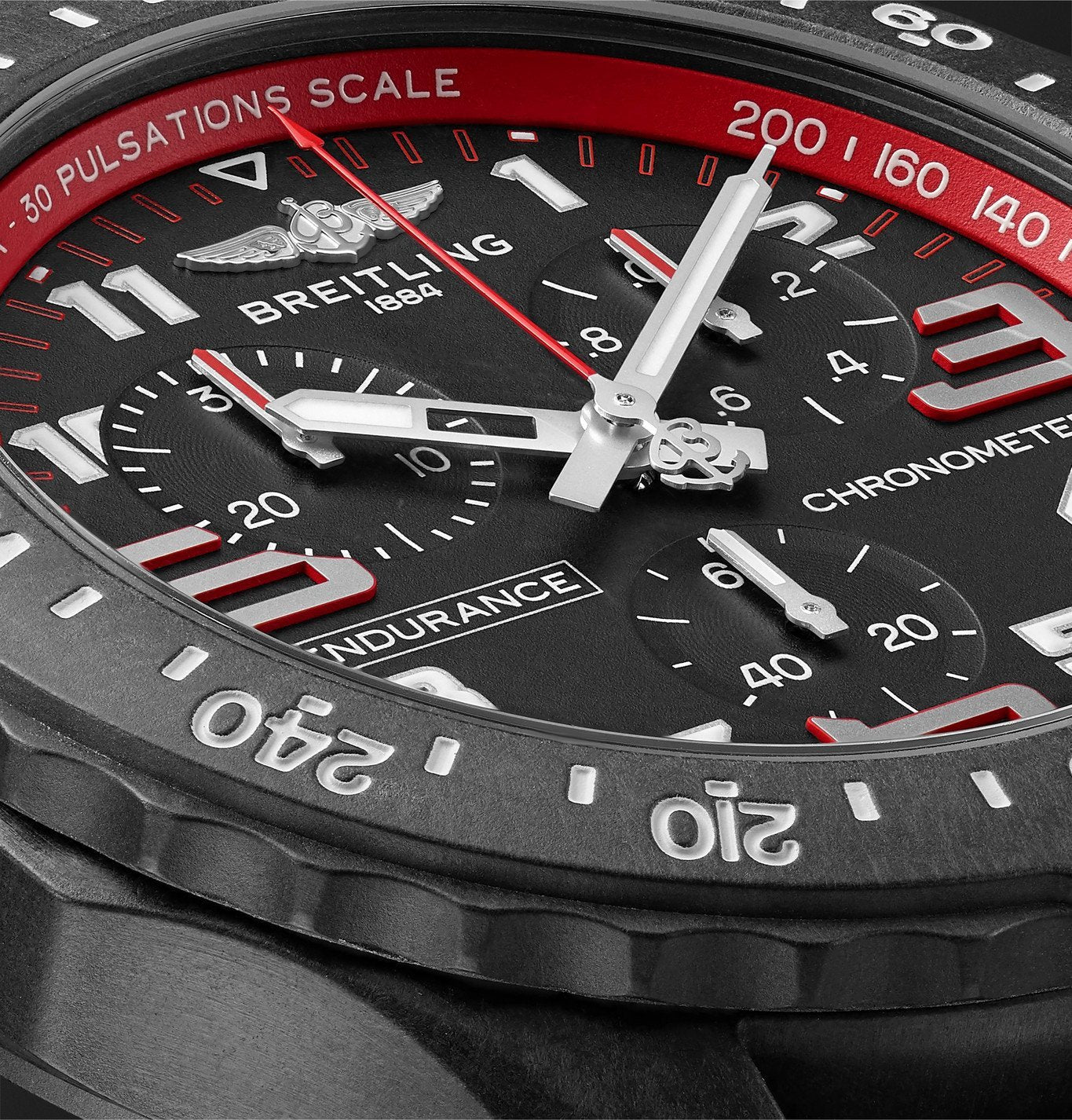  Shop Authentic Breitling Endurance Pro Black Dial Red Rubber Strap Watch for Men - X82310D91B1S1 - Luxxuri