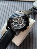  Shop Authentic Fossil Grant Sport Automatic Skeleton Black Dial Black Leather Strap Watch for Men - ME3138 - Luxxuri
