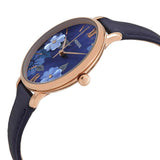  Shop Authentic Fossil Jacqueline Blue Dial Blue Leather Strap Watch for Women - ES4673 - Luxxuri