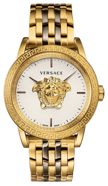  Shop Authentic Versace Palazzo Empire White Dial Two Tone Steel Strap Watch for Men - VERD00418 - Luxxuri