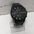  Shop Authentic Armani Exchange Hampton Chronograph Black Dial Black Steel Strap Watch For Men - AX2164 - Luxxuri