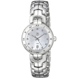  Shop Authentic Tag Heuer Link Diamonds Mother of Pearl Dial Silver Steel Strap Watch for Women - WAT1411.BA0954 - Luxxuri