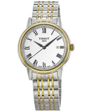  Shop Authentic Tissot T Classic Carson Quartz White Dial Two Tone Steel Strap Watch for Men - T085.410.22.013.00 - Luxxuri
