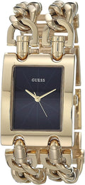  Shop Authentic Guess Trend Multi Chain Black Dial Gold Steel Strap Watch for Women - U1117L5 - Luxxuri