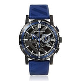  Shop Authentic Burberry The City Sport Chronograph Black Dial Blue Rubber Strap Watch For Men - BU9807 - Luxxuri