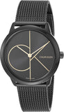  Shop Authentic Calvin Klein Minimal Black Dial Black Mesh Bracelet Watch for Women - K3M224X1 - Luxxuri