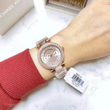  Shop Authentic Michael Kors Parker Pink Dial Two Tone Steel Strap Watch for Women - MK6110 - Luxxuri