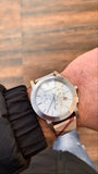  Shop Authentic Burberry The City Nova White Dial Checked Brown Leather Strap Watch for Men - BU9357 - Luxxuri