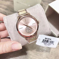  Shop Authentic Michael Kors Portia Quartz Rose Gold Dial Rose Gold Steel Strap Watch For Women - MK3678 - Luxxuri