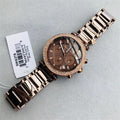  Shop Authentic Michael Kors Parker Analog Quartz Brown Dial Brown Steel Strap Watch For Women - MK6378 - Luxxuri