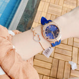  Shop Authentic Guess Cosmo Diamonds Blue Blue Dial Blue Silicone Strap Watch for Women - GW0034L4 - Luxxuri