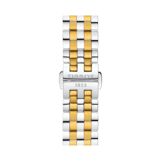  Shop Authentic Tissot T Classic Bridgeport Mother of Pearl Dial Two Tone Steel Strap Watch For Women - T097.010.22.116.00 - Luxxuri