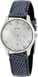  Shop Authentic Gucci G-Timeless Signature Mother of Pearl Star Dial Blue Watch For Women - YA126588 - Luxxuri