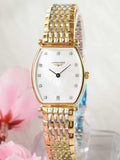  Shop Authentic Longines La Grande Classique White Dial Two Tone Mesh Bracelet Watch for Women - L4.205.2.87.7 - Luxxuri