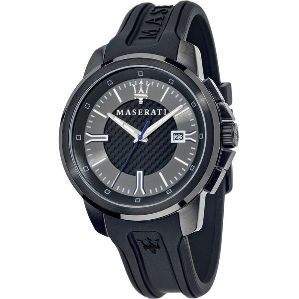  Shop Authentic Maserati SFIDA Black Dial Black Rubber Strap Watch For Men - R8851123004 - Luxxuri
