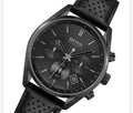  Shop Authentic Hugo Boss Champion Black Dial Black Leather Strap Watch for Men - 1513880 - Luxxuri