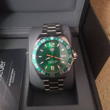  Shop Authentic Tag Heuer Formula 1 Quartz Green Dial Silver Steel Strap Watch for Men - WAZ1017.BA0842 - Luxxuri