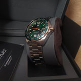  Shop Authentic Tag Heuer Formula 1 Limited Edition Green Dial Silver Steel Strap Watch for Men - WAZ1017.BA0842 - Luxxuri