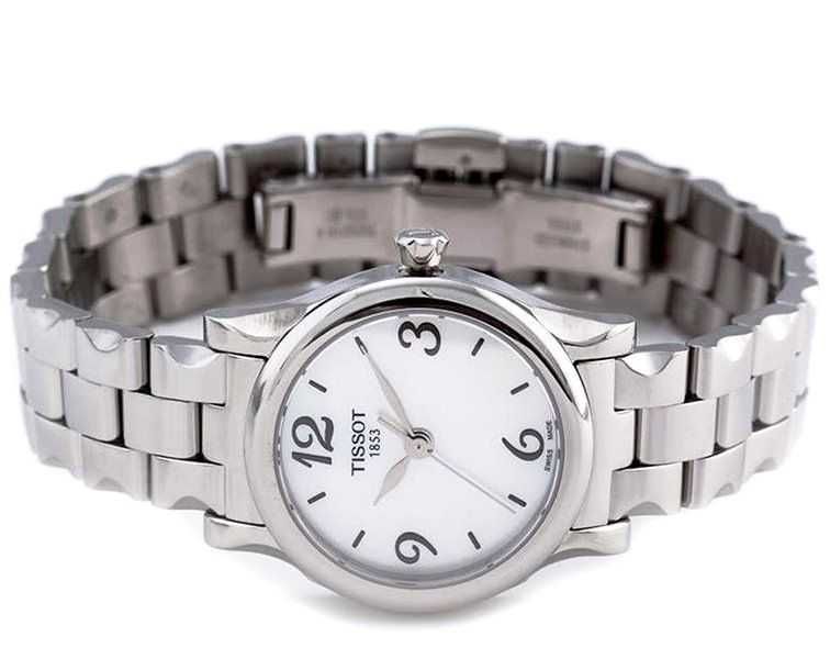  Shop Authentic Tissot Stylis-T Classic Silver Dial Watch For Women - T028.210.11.037.00 - Luxxuri
