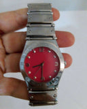  Shop Authentic Marc Jacobs Classic Red Dial Silver Steel Strap Watch for Women - MBM3031 - Luxxuri