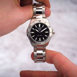  Shop Authentic Tag Heuer Aquaracer Professional 200 Quartz Black Dial Silver Steel Strap Watch for Men - WBP1110.BA0627 - Luxxuri