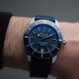  Shop Authentic Breitling Superocean Heritage B20 Automatic 42 Blue Dial Blue Mesh Bracelet Watch for Men - AB2010161C1S1 - Luxxuri