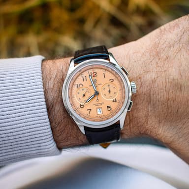  Shop Authentic Breitling Premier B01 Chronograph 42 Beige Dial Brown Leather Strap Watch for Men - AB0145331K1P1 - Luxxuri