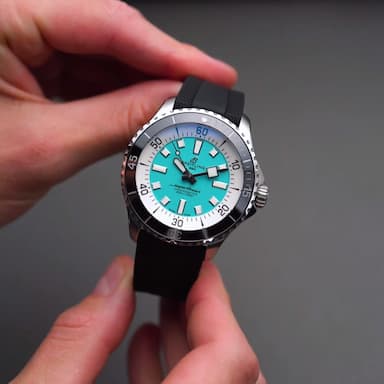 Shop Authentic Breitling Superocean Automatic 44 Turquoise Dial Black Rubber Strap Watch for Men - A17376211L2S1 - Luxxuri