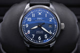 Shop Authentic IWC Pilot’s Watch Mark XVIII Edition “Laureus Sport for Good Foundation" Blue Dial Black Nylon Strap Watch for Men - IW324703 - Luxxuri