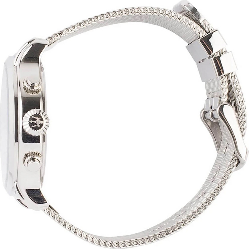  Shop Authentic Maserati Epoca 42mm Black Dial Steel Silver Mesh Bracelet Watch For Men - R8873618003 - Luxxuri