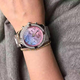  Shop Authentic Guess Confetti Multicolored Dial Silver Steel Strap Watch For Women - W0774L1 - Luxxuri