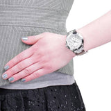  Shop Authentic Guess Vista Diamonds Silver Dial Silver Steel Strap Watch for Women - W12080L1 - Luxxuri