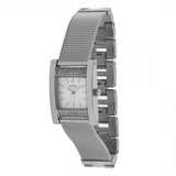  Shop Authentic Guess Nouveau Diamonds Silver Dial Silver Mesh Bracelet Watch for Women - W0127L1 - Luxxuri