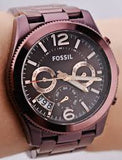  Shop Authentic Fossil Perfect Boyfriend Multifunction Maroon Dial Maroon Steel Strap Watch for Women - ES4110 - Luxxuri