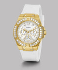  Shop Authentic Guess Venus Diamonds White Dial White Rubber Strap Watch for Women - GW0118L5 - Luxxuri