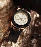  Shop Authentic Guess Limelight Quartz White Dial Black Leather Strap Watch For Women - W0775L9 - Luxxuri