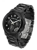  Shop Authentic Michael Kors Runway Black Ceramic Dial Black Steel Strap Watch for Women - MK5162 - Luxxuri