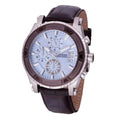  Shop Authentic Guess Pinnacle Chronograph Quartz Blue Dial Brown Leather Strap Watch For Men - W0673G1 - Luxxuri