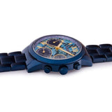  Shop Authentic Guess Sunrise Multifunction Blue Dial Blue Steel Strap Watch for Women - W0448L10 - Luxxuri