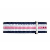  Shop Authentic Daniel Wellington Classic Southampton White Dial Three Tone Nylon Strap Watch For Women - DW00100050 - Luxxuri