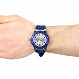  Shop Authentic Guess Force White Dial Blue Rubber Strap Watch For Men - W0674G4 - Luxxuri