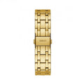 Guess Heiress Multifunction Diamonds Gold Dial Gold Steel Strap Watch for Women - GW0440L2