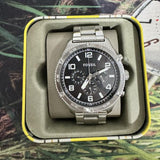  Shop Authentic Fossil Brox Multifunction Black Dial Silver Steel Strap Watch for Women - BQ2797 - Luxxuri