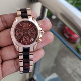  Shop Authentic Michael Kors Bradshaw Burgundy Dial Two Tone Steel Strap Watch for Women - MK6270 - Luxxuri