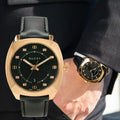  Shop Authentic Gucci GG2570 Quartz Black Dial Black Leather Strap Watch For Men - YA142309 - Luxxuri