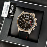  Shop Authentic Hugo Boss Professional Black Dial Black Silicone Strap Watch for Men - 1513525 - Luxxuri