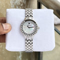  Shop Authentic Swarovski Lovely Crystals Mini White Dial Silver Steel Strap Watch for Women - 5242901 - Luxxuri
