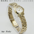  Shop Authentic Marc Jacobs Amy Dinky White Dial Gold Steel Strap Watch for Women - MBM3226 - Luxxuri