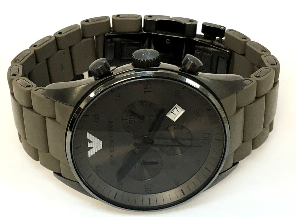  Shop Authentic Emporio Armani Sportivo Chronograph Brown Dial Brown Steel Strap Watch For Men - AR5950 - Luxxuri