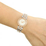  Shop Authentic Michael Kors Darci Silver Dial Two Tone Steel Strap Watch for Women - MK3298 - Luxxuri